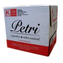 Sidra Natural Eusko Label caja Petri